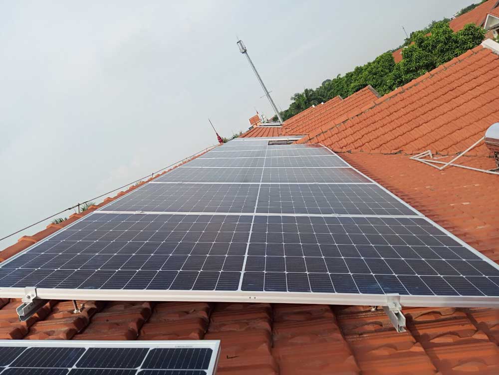 Lắp điện mặt trời mái nhà tại Hà Nội